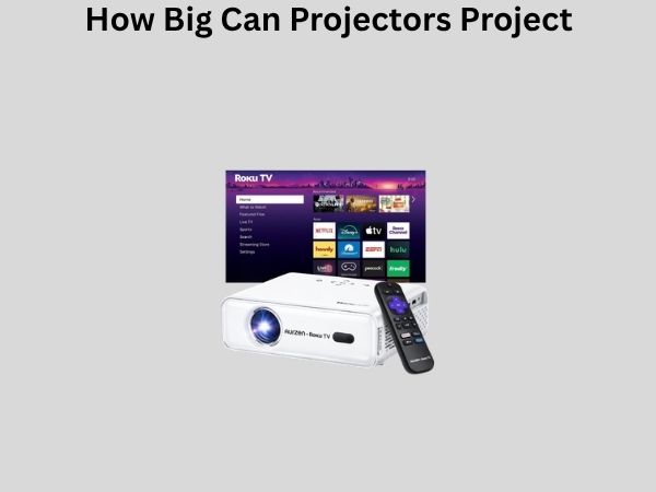 How Big Can Projectors Project