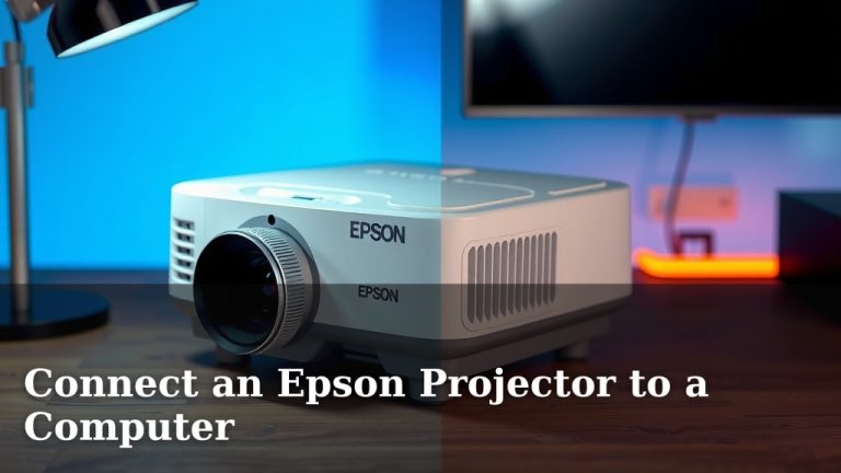 Connect an Epson Projector to a Computer