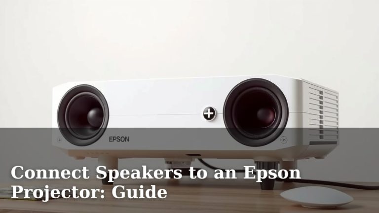 Connect Speakers to an Epson Projector: Guide