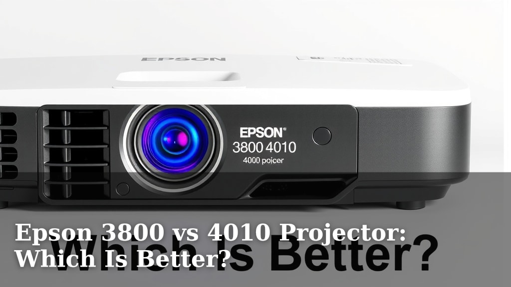 Epson 3800 vs 4010 Projector: Which Is Better?
