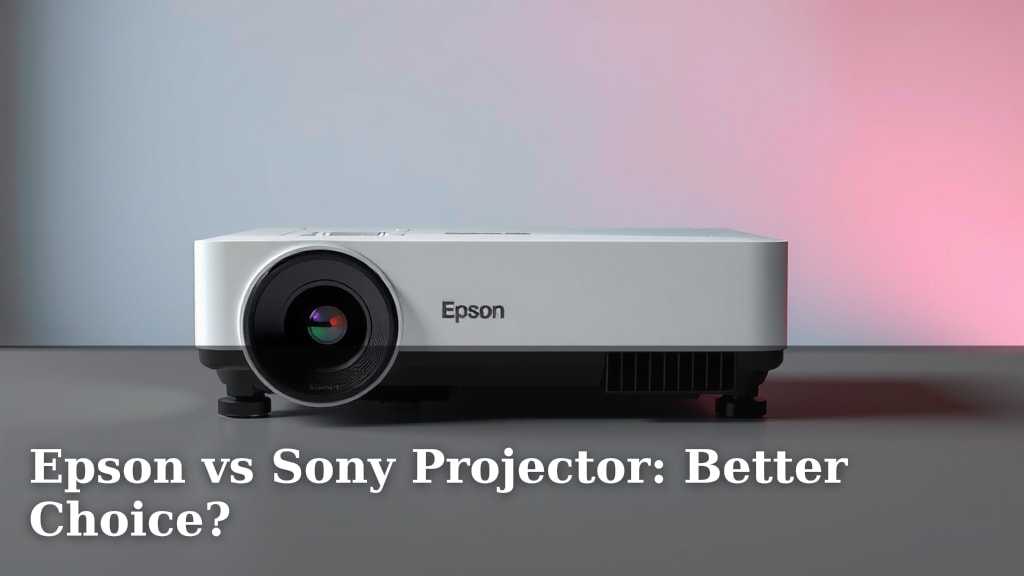 Epson vs Sony Projector: Better Choice?