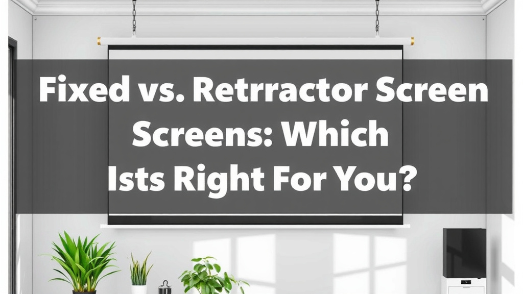 Fixed vs. Retractable Projector Screens: Which Is Right for You?