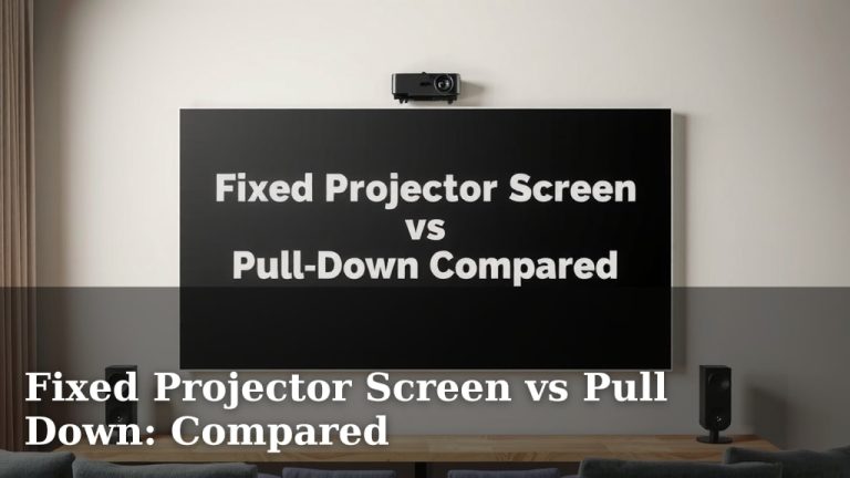 Fixed Projector Screen vs Pull Down: Compared