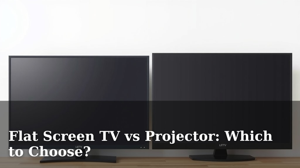 Flat Screen TV vs Projector: Which to Choose?