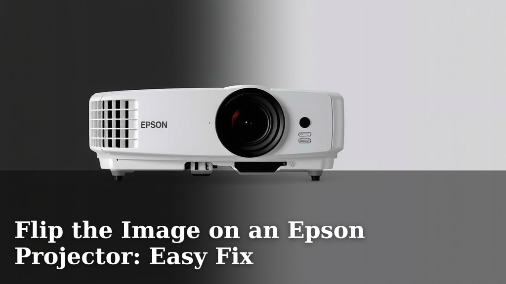 Flip the Image on an Epson Projector: Easy Fix