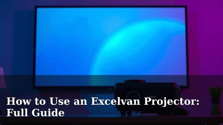 How to Use an Excelvan Projector: Full Guide