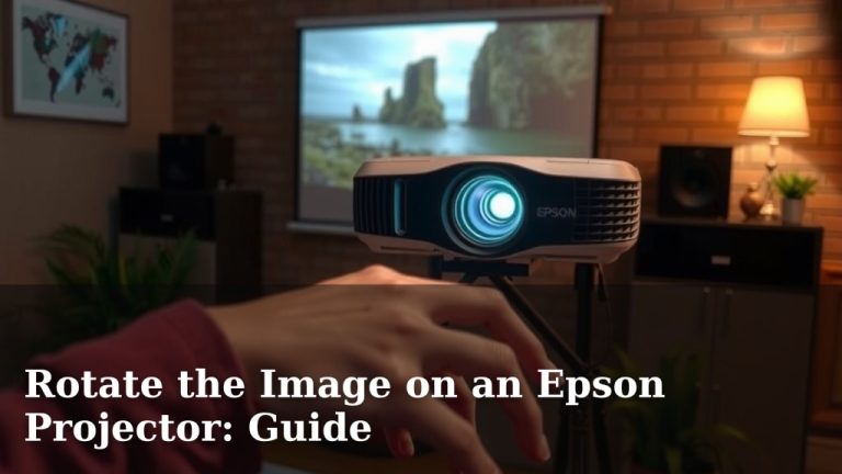 Rotate the Image on an Epson Projector: Guide