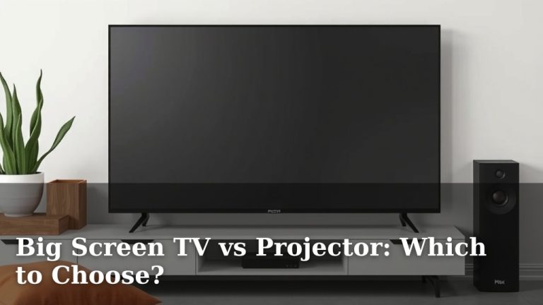 Big Screen TV vs Projector: Which to Choose?