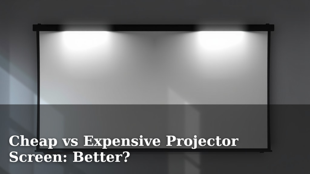 Cheap vs Expensive Projector Screen: Better?