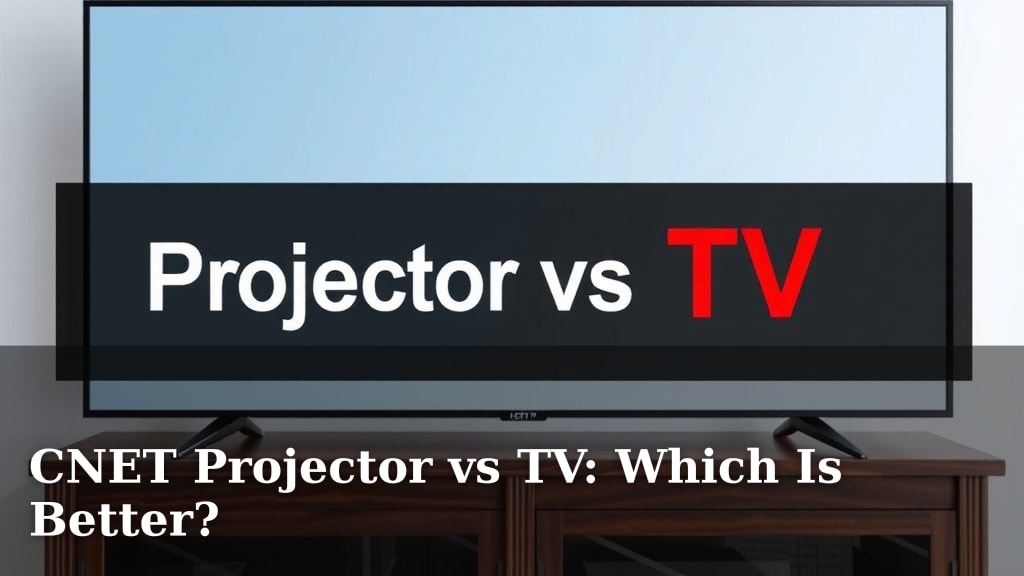 CNET Projector vs TV: Which Is Better?