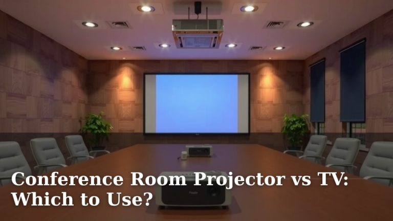 Conference Room Projector vs TV: Which to Use?