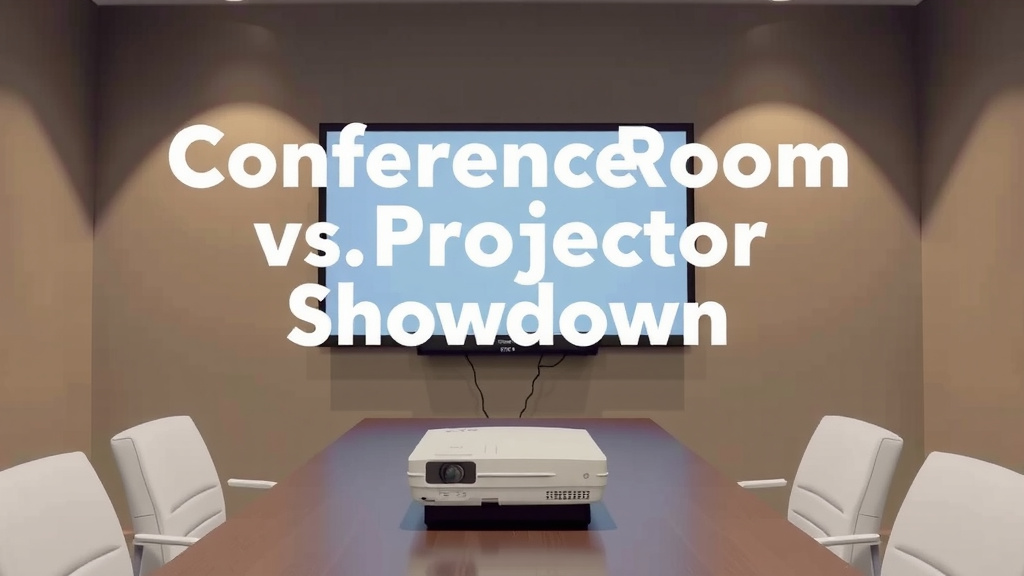 Conference Room Display: TV vs. Projector Showdown