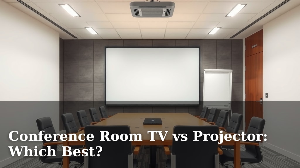 Conference Room TV vs Projector: Which Best?