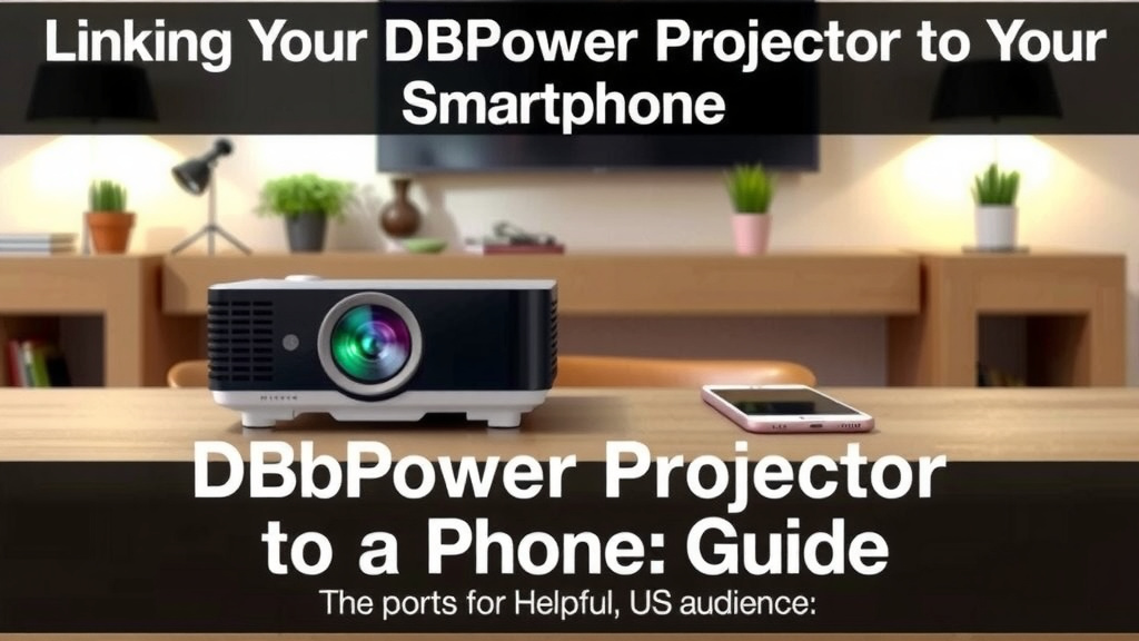 Linking Your DBPower Projector to Your Smartphone