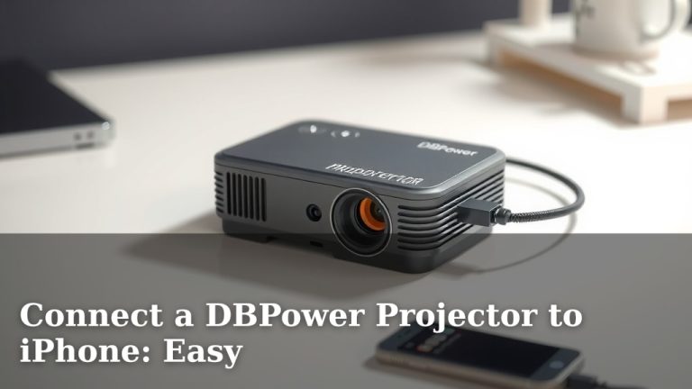 Connect a DBPower Projector to iPhone: Easy