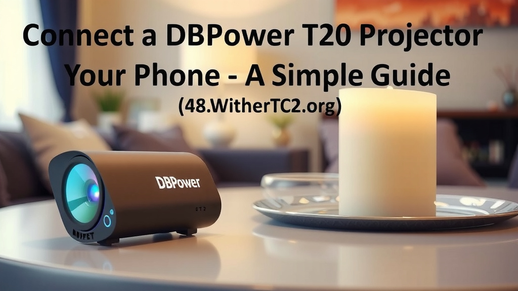 Linking Your DBPower T20 to Your Phone: A Simple Guide
