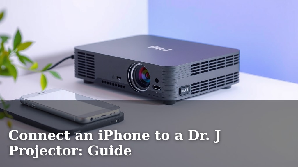 Connect an iPhone to a Dr. J Projector: Guide