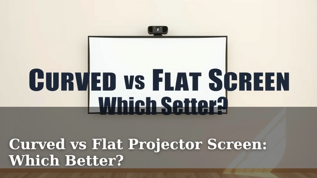 Curved vs Flat Projector Screen: Which Better?