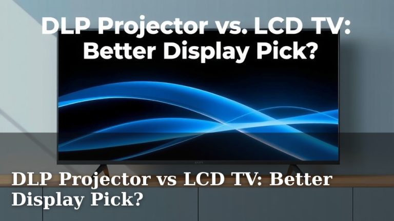 DLP Projector vs LCD TV: Better Display Pick?