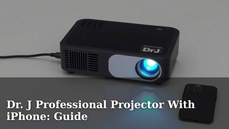 Dr. J Professional Projector With iPhone: Guide