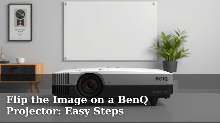 Flip the Image on a BenQ Projector: Easy Steps