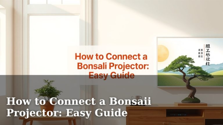 How to Connect a Bonsaii Projector: Easy Guide