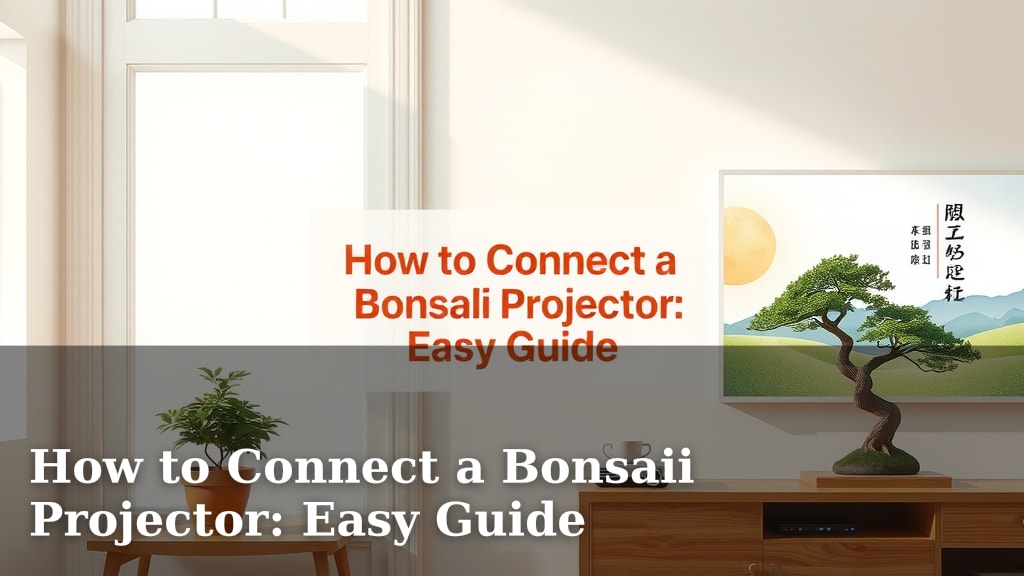 How to Connect a Bonsaii Projector: Easy Guide