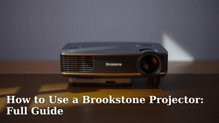How to Use a Brookstone Projector: Full Guide