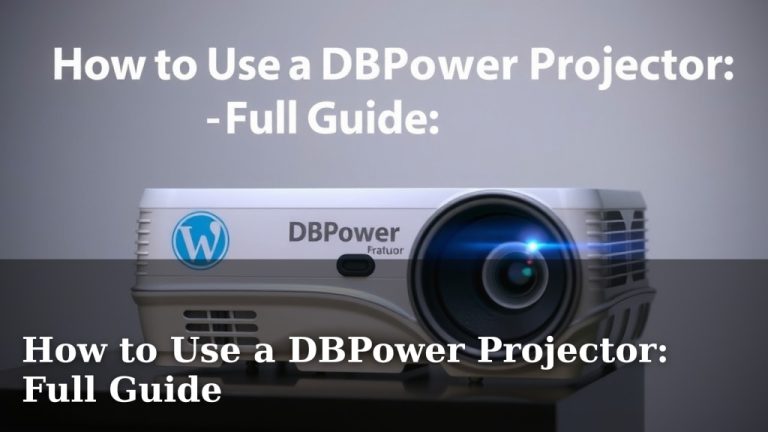 How to Use a DBPower Projector: Full Guide