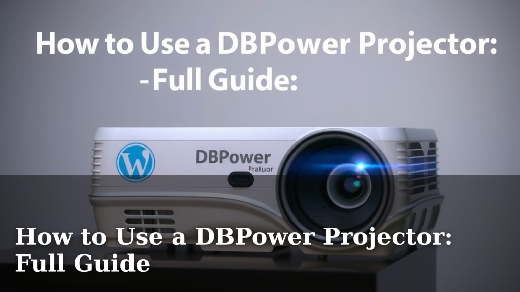 How to Use a DBPower Projector: Full Guide