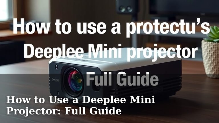 How to Use a Deeplee Mini Projector: Full Guide