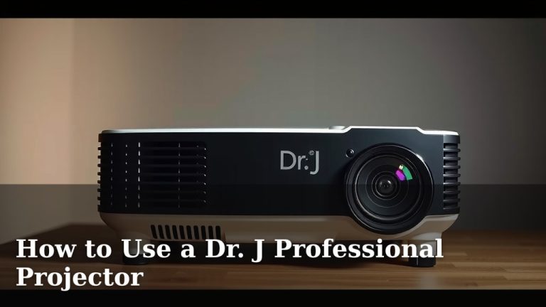 How to Use a Dr. J Professional Projector