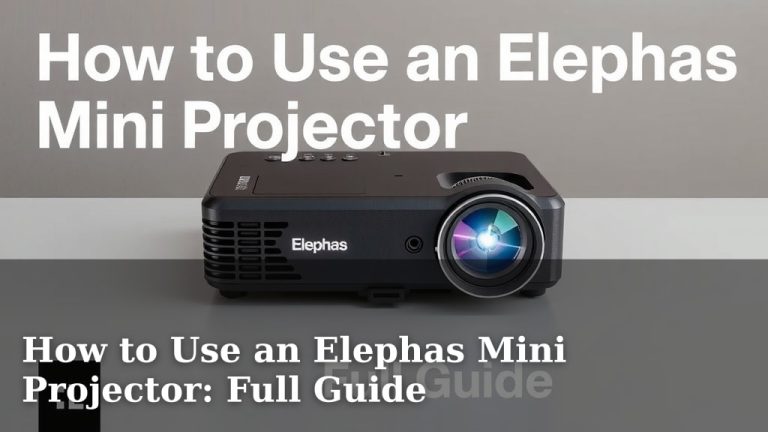 How to Use an Elephas Mini Projector: Full Guide