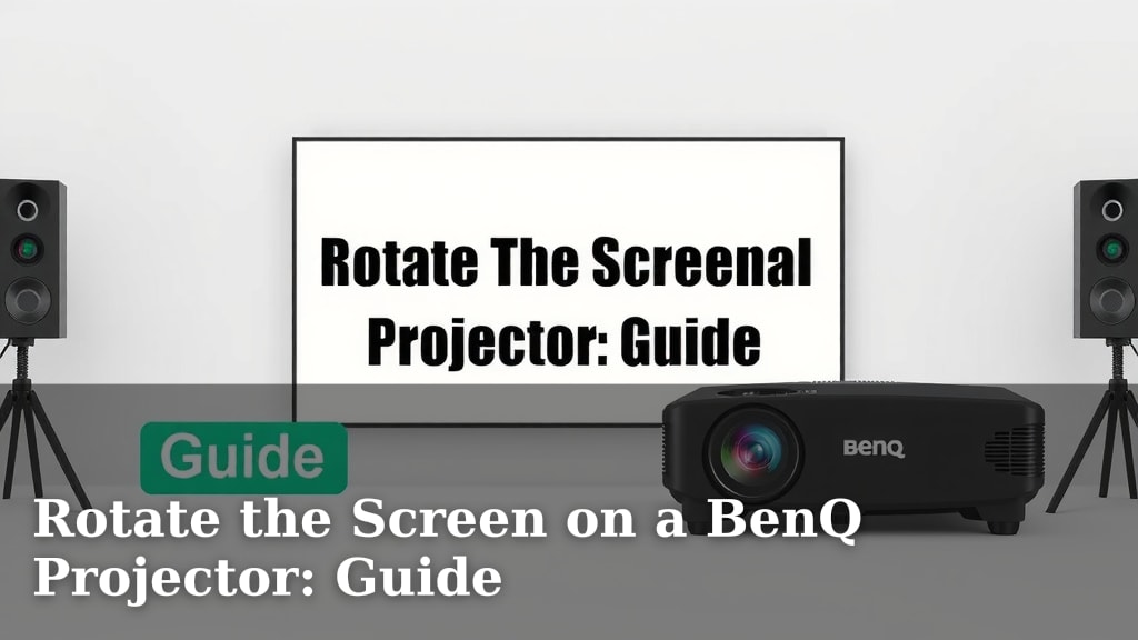 Rotate the Screen on a BenQ Projector: Guide