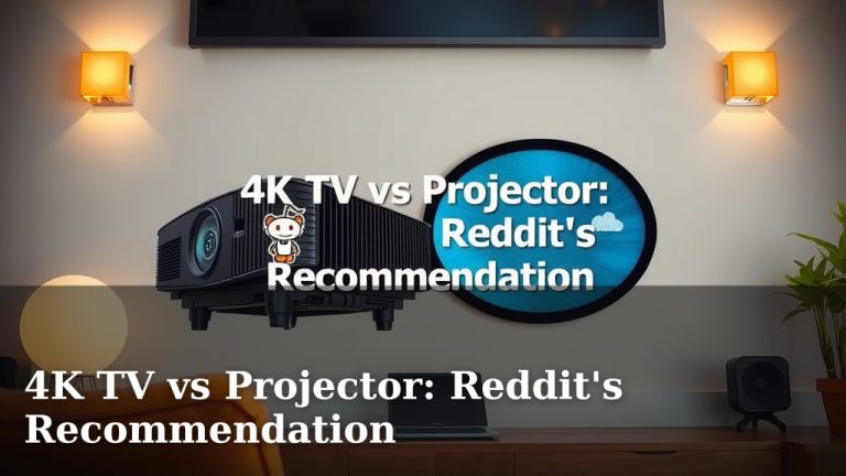 4K TV vs Projector: Reddit's Recommendation