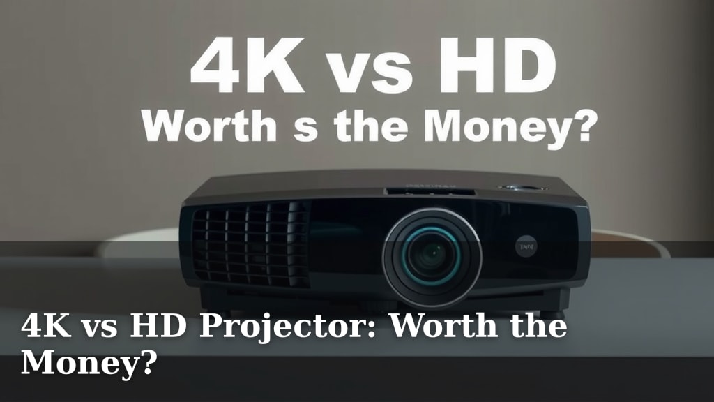 4K vs HD Projector: Worth the Money?