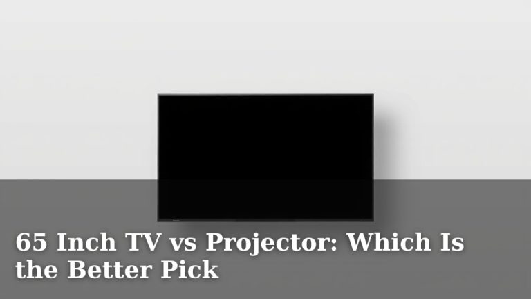 65 Inch TV vs Projector: Which Is the Better Pick