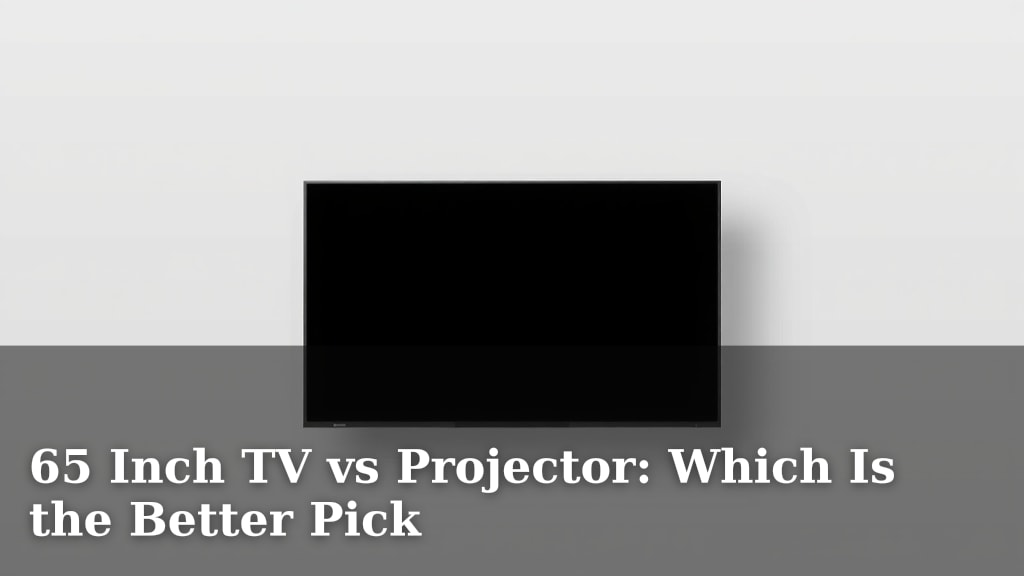 65 Inch TV vs Projector: Which Is the Better Pick