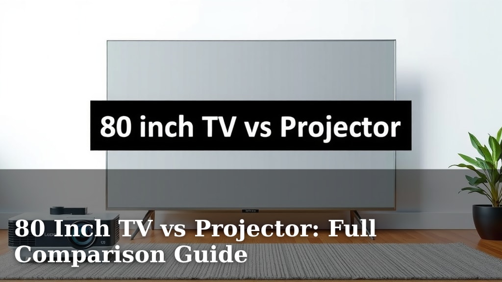80 Inch TV vs Projector: Full Comparison Guide