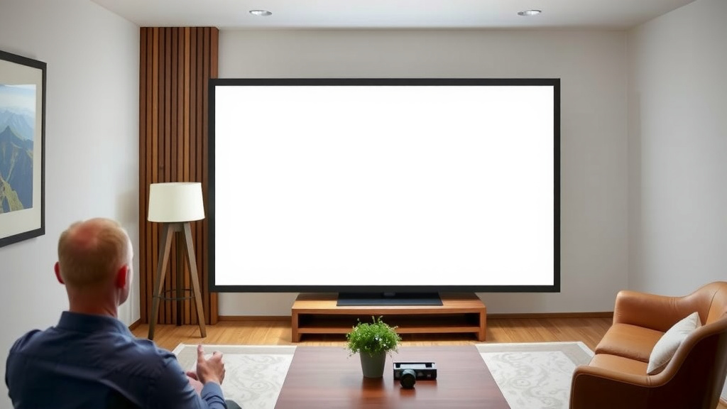 Choosing Your Giant Screen: 85-Inch TV vs. 100-Inch Projector