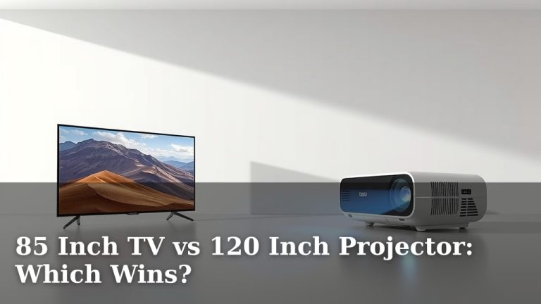 85 Inch TV vs 120 Inch Projector: Which Wins?