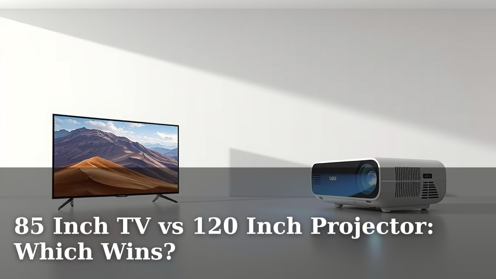 85 Inch TV vs 120 Inch Projector: Which Wins?