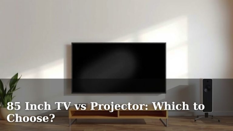 85 Inch TV vs Projector: Which to Choose?