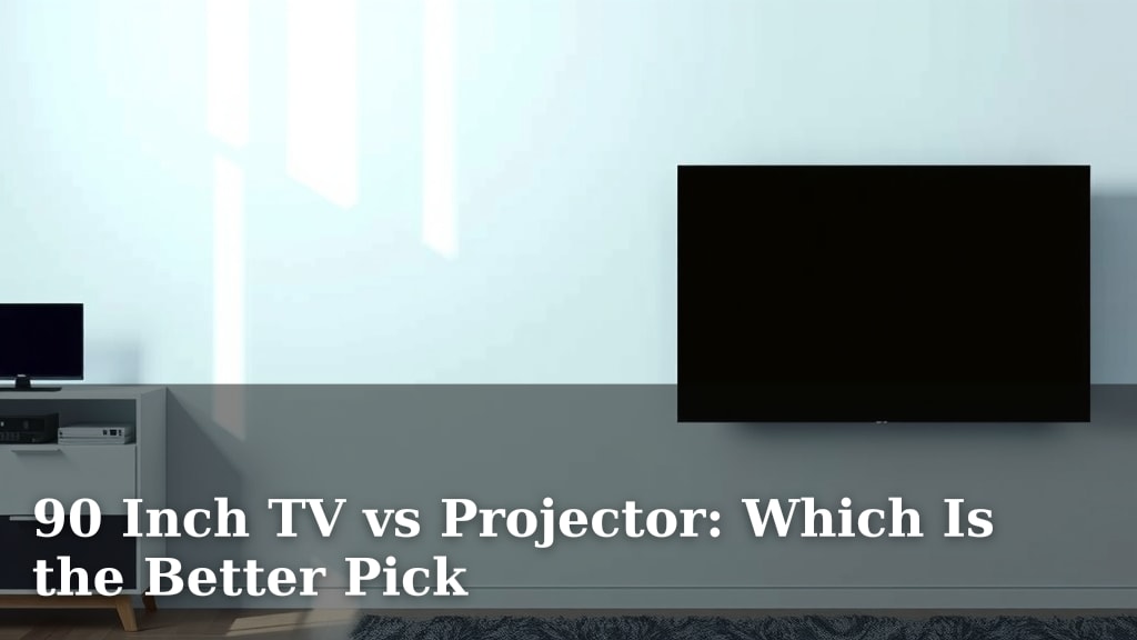 90 Inch TV vs Projector: Which Is the Better Pick