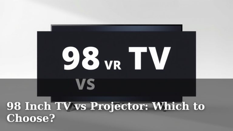 98 Inch TV vs Projector: Which to Choose?