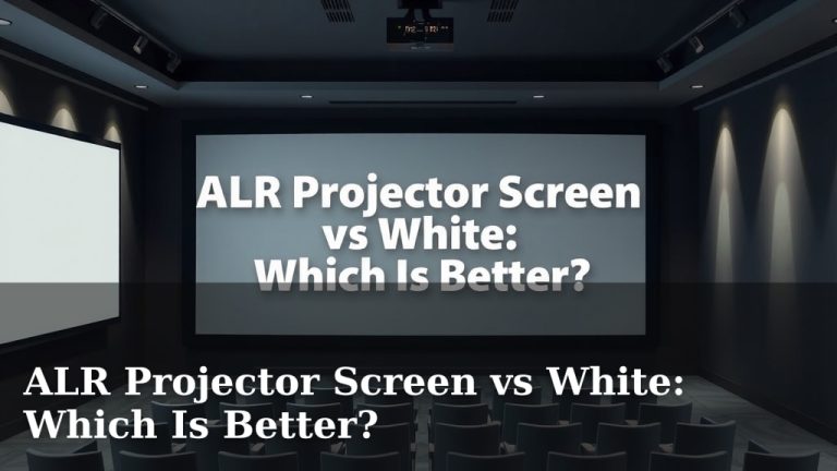 ALR Projector Screen vs White: Which Is Better?