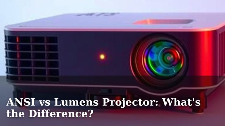 ANSI vs Lumens Projector: What's the Difference?