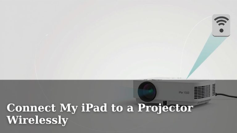 Connect My iPad to a Projector Wirelessly