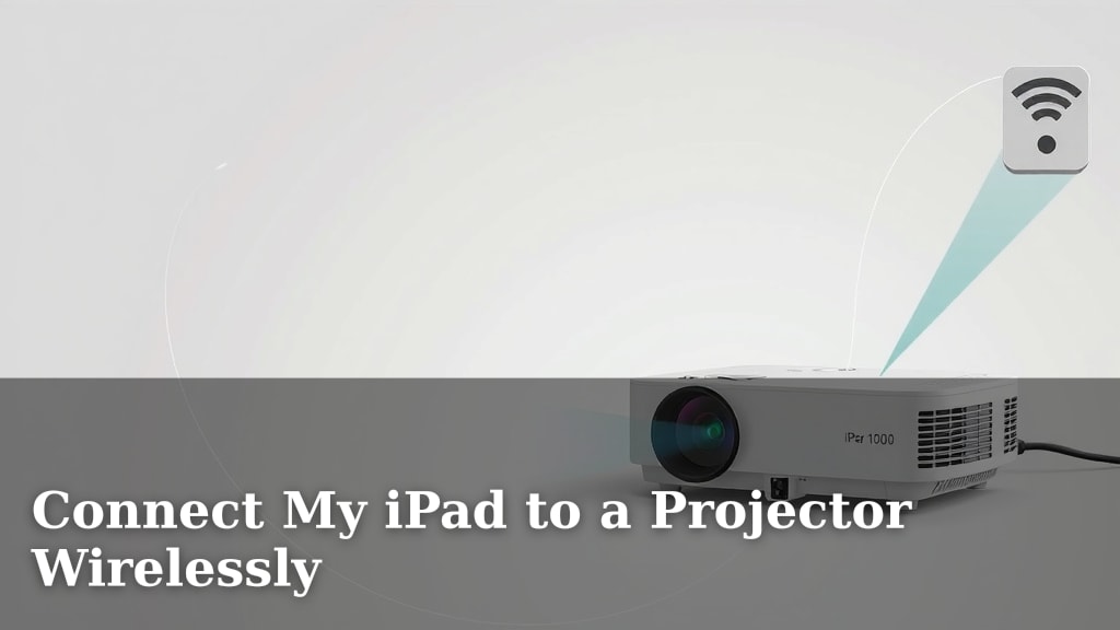 Connect My iPad to a Projector Wirelessly