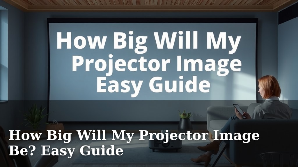 How Big Will My Projector Image Be? Easy Guide